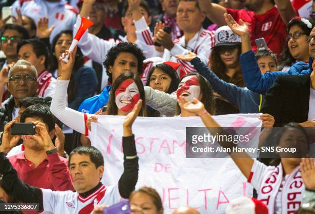 V SCOTLAND .ESTADIO NACIONAL DE LIMA - PERU.Peru Fans