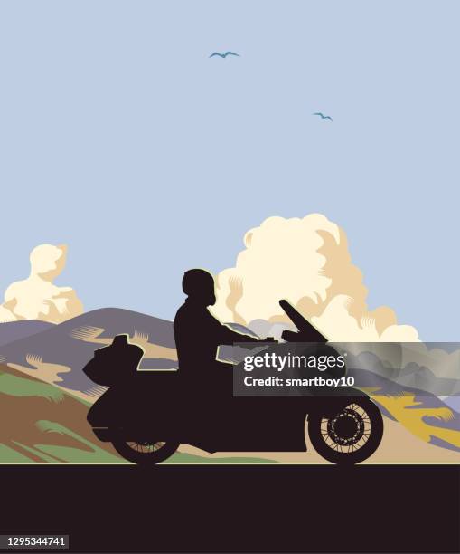 motorcycles - motorcycle engine stock illustrations