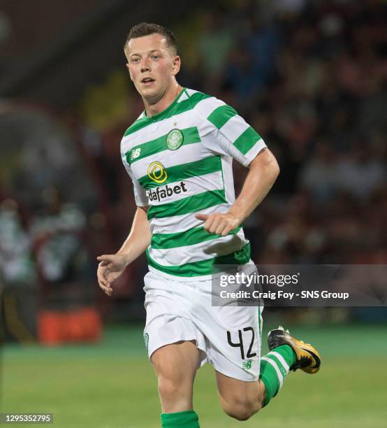 V CELTIC .YEREVAN - ARMENIA.Callum McGregor in action for Celtic