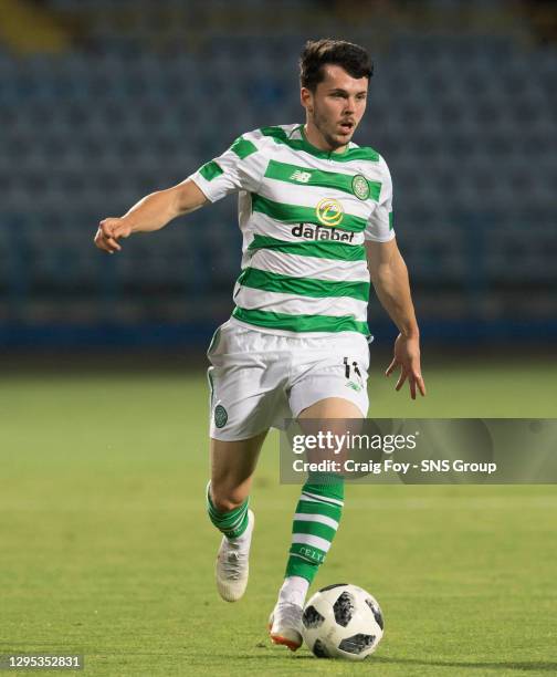 V CELTIC .YEREVAN - ARMENIA.Lewis Morgan in action for Celtic