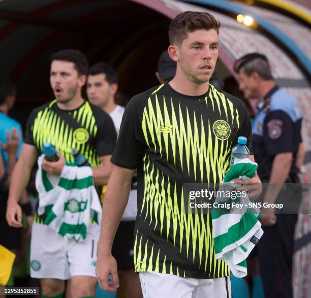 V CELTIC .YEREVAN - ARMENIA.Ryan Christie in action for Celtic