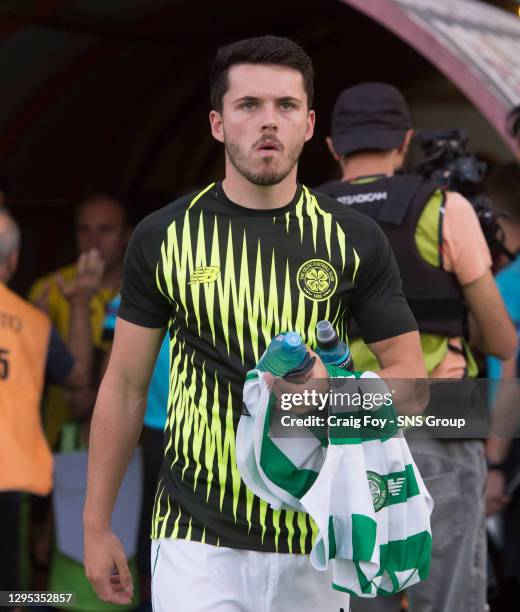 V CELTIC .YEREVAN - ARMENIA.Lewis Morgan in action for Celtic