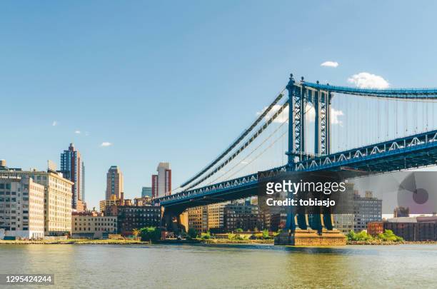 manhattan bridge, new york city - brooklyn bights bildbanksfoton och bilder