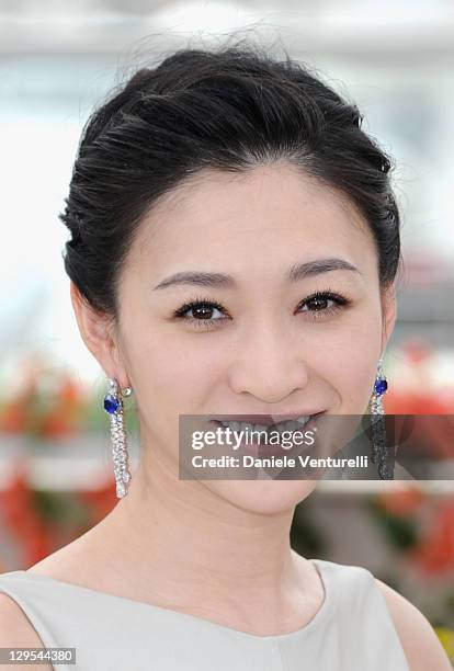 Actress Li Xiao Ran attends the "Wu Xia" Photocall during the 64th Annual Cannes Film Festival at Palais des Festivals on May 14, 2011 in Cannes,...