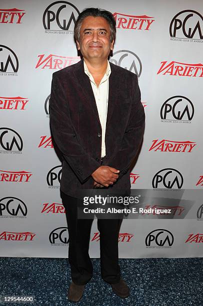 Auryn Inc. Founder Umesh Shukla attends The Producers Guild of America's Digital 25: 2011 Leaders in Emerging Entertainment in association with...