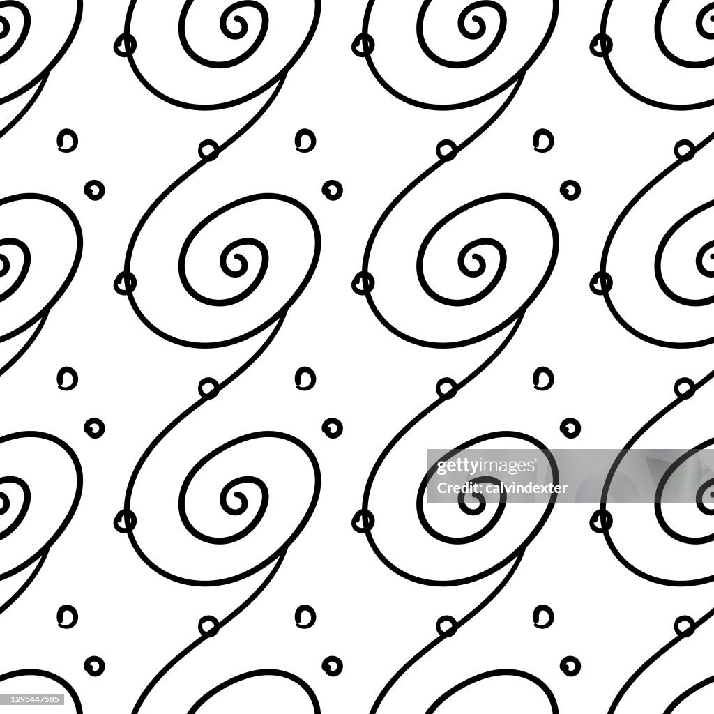 Seamless pattern lines design