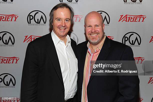 Chris Pfaff and Marc Levey attend The Producers Guild of America's Digital 25: 2011 Leaders in Emerging Entertainment in association with Variety...