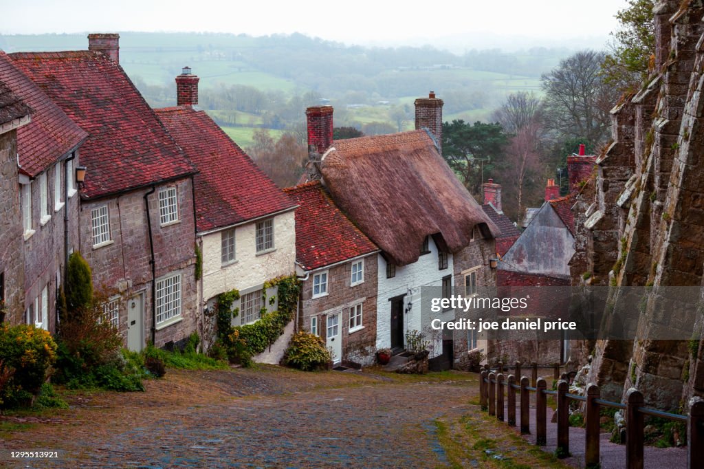 Gold Hill, Hovis Hill, Shaftesbury, Dorset, England