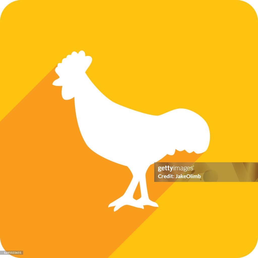 Rooster Icon Silhouette