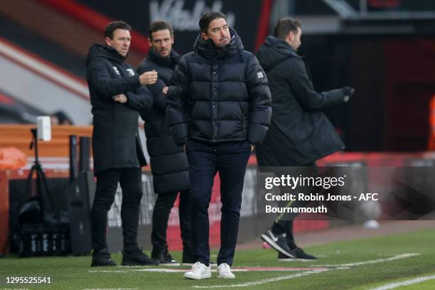 Harry Kewell of Oldham Athletic during FA Cup 3rd Round match between Oldham Athletic and AFC Bournemouth at Vitality Stadium on January 09, 2021 in...