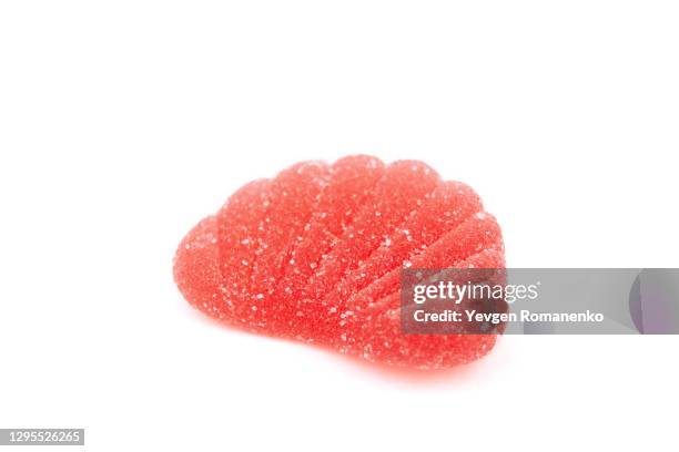jelly candy isolated on a white background - bonbon stock-fotos und bilder