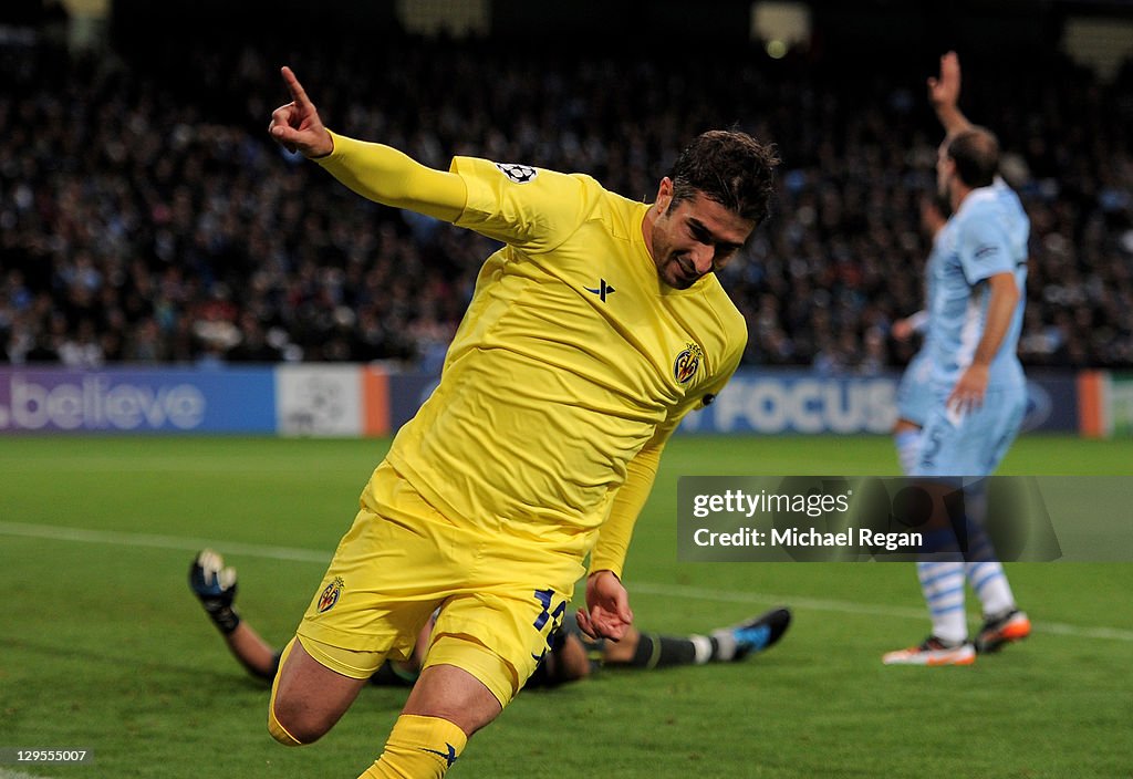 Manchester City FC v Villarreal CF - UEFA Champions League