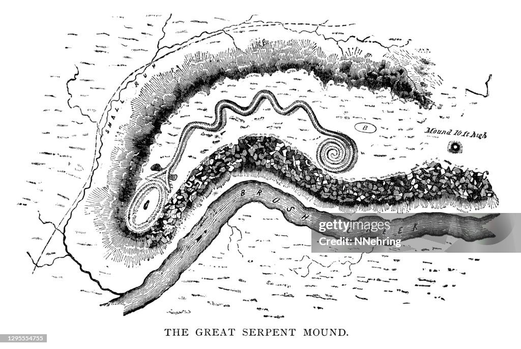 Great Serpent Mound on Brush Creek, Adams County, Ohio