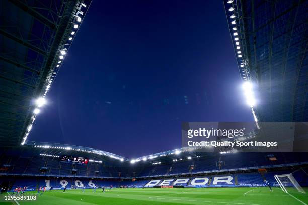 General view prior to the Copa del Rey Second Round Match between RC Deportivo de La Coruna and Deportivo Alaves at Abanca Riazor Stadium on January...