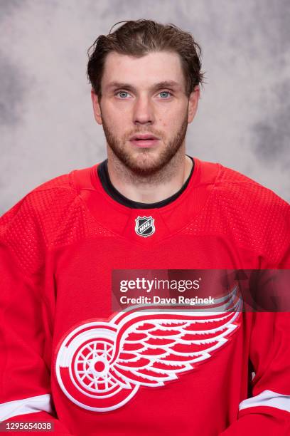 Bobby Ryan of the Detroit Red Wings poses for his official headshot for the 2020-2021 season at Little Caesars Arena on January 4, 2021 in Detroit,...