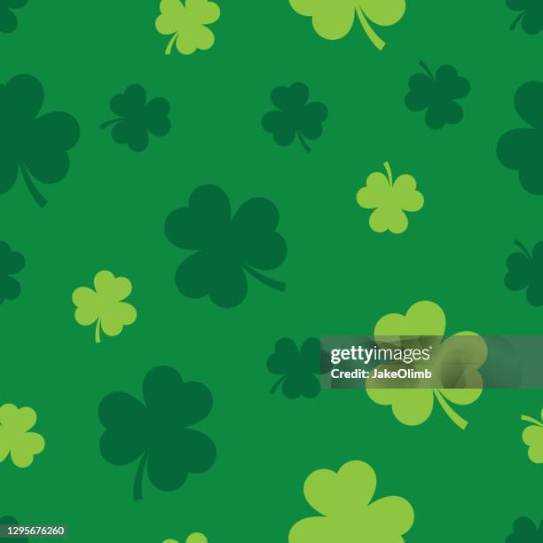 Manfei St. Patrick's Day Sheet Set - Four Leaf Clover Queen Bedding, 3-Piece Polyester Set
