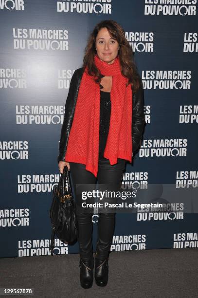 Daniela Lumbroso attends 'The Ides of March'Paris Premiere at Cinema UGC Normandie on October 18, 2011 in Paris, France.