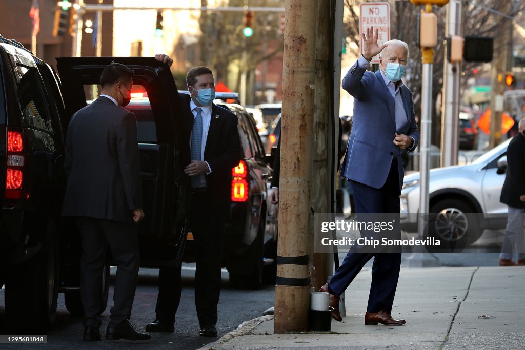 President-Elect Biden Goes To Queen Theater In Wilmington, Delaware