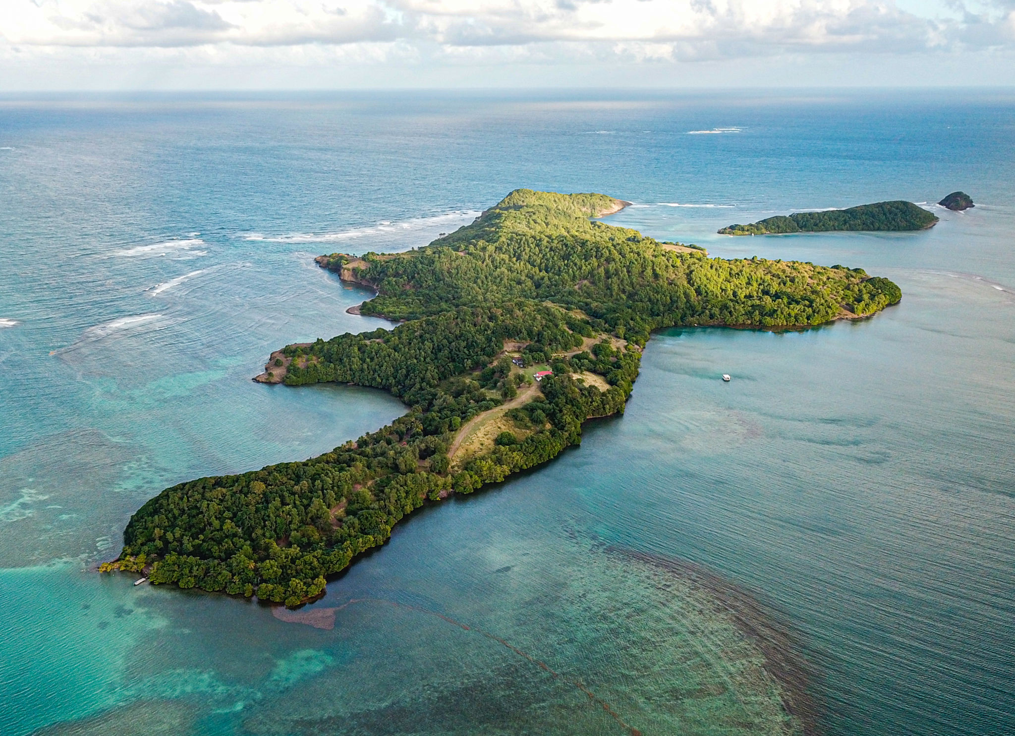 secluded island