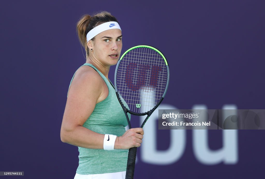 Abu Dhabi WTA Women's Tennis Open - Day Six