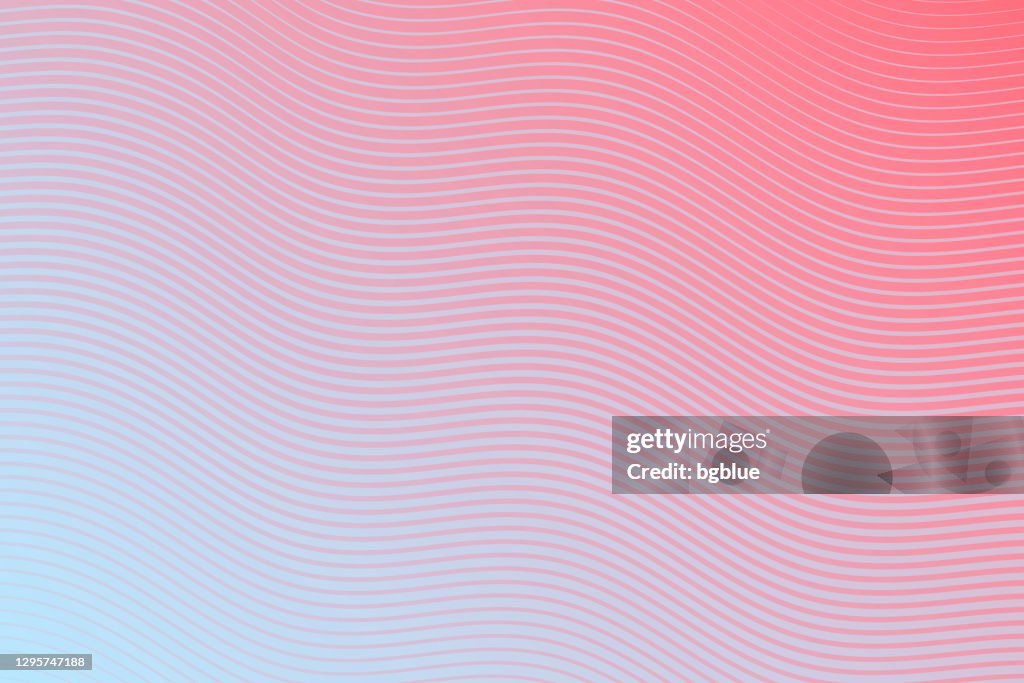 Trendy geometric design - Red abstract background