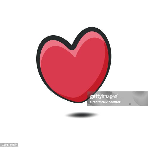 valentines day heart shape design concept - confident couple stock illustrations