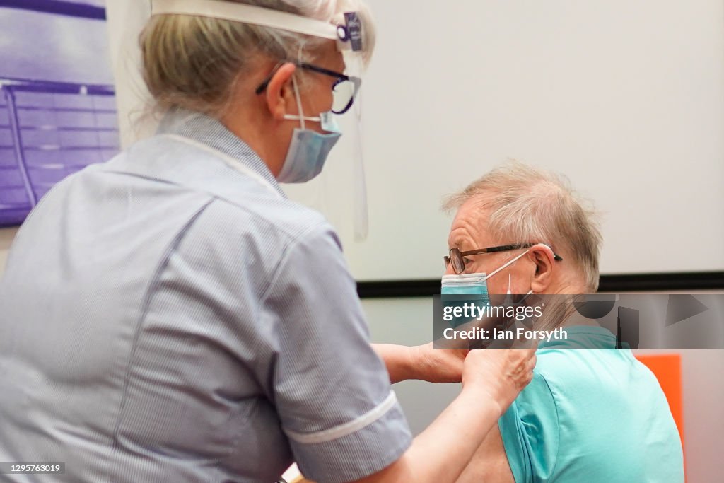 Covid-19 Mass Vaccination Site Opens At Newcastle's Int'l. Centre For Life