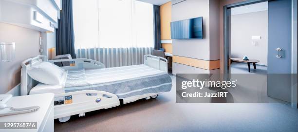 private hospital room - panoramic room stock pictures, royalty-free photos & images