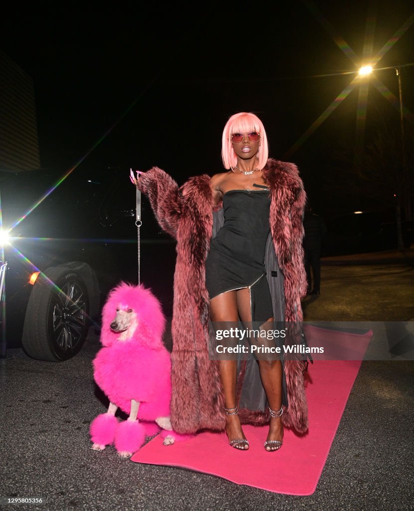Rapper Flo Milli attends Flo Milli Turns 21 Birthday Party on January