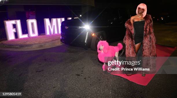 Flo Milly Rapper Rapper Flo Milli attends Flo Milli Turns 21 Birthday Party on January ...
