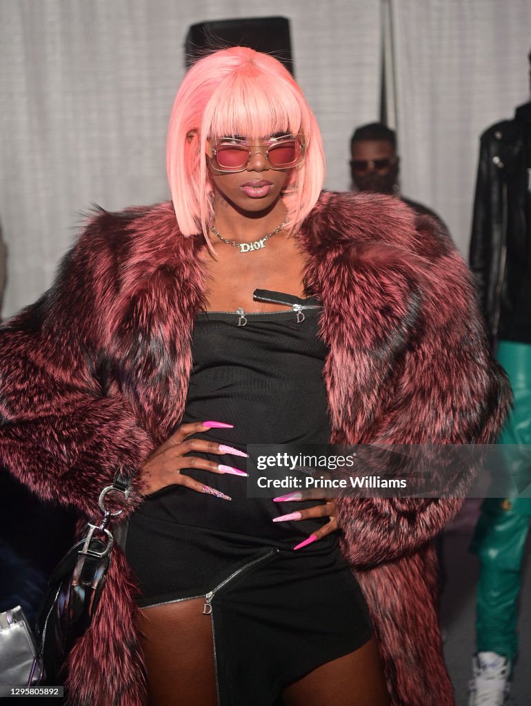 Flo Milly Rapper Rapper Flo Milli attends Flo Milli Turns 21 Birthday Party on January ...