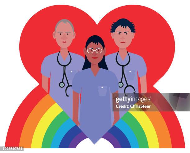 key workers thank you - nhs nurse stock illustrations