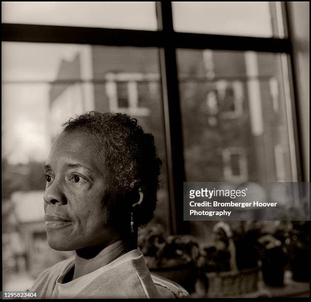 Portrait of Bailey-Boushay House AIDS patient & former school teacher and nurse Margaret Shephard Margaret Shephard, Seattle, Washington, 1997. The...
