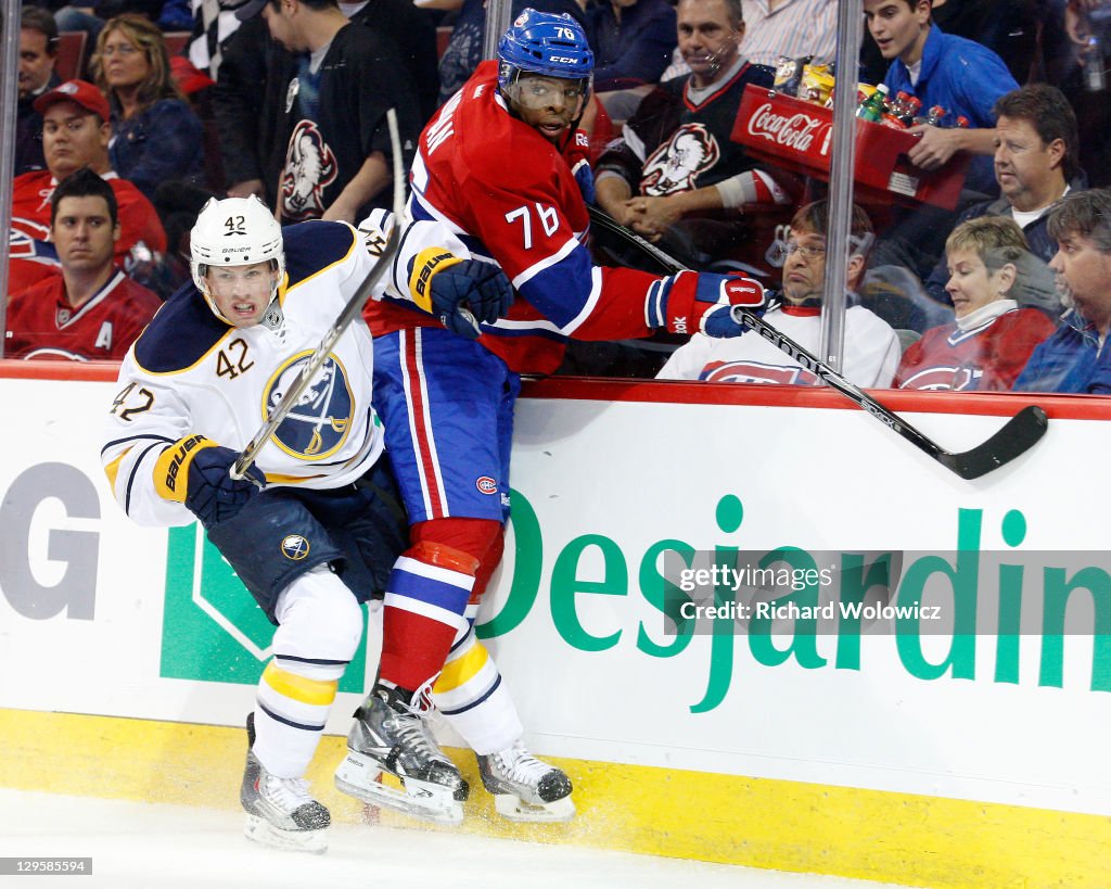 Buffalo Sabres v Montreal Canadiens
