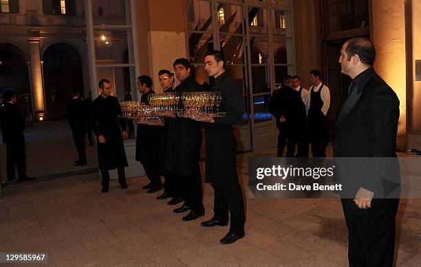 General view of atmosphere at the Vertu Global Launch Of The 'Constellation' at Palazzo Serbelloni on October 18, 2011 in Milan, Italy.