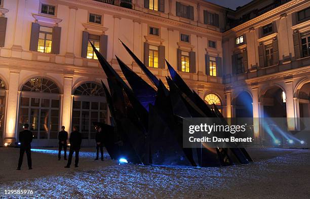 General view of atmosphere at the Vertu Global Launch Of The 'Constellation' at Palazzo Serbelloni on October 18, 2011 in Milan, Italy.