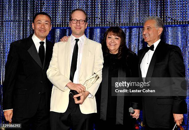 Senior Director of Film/TV Raymond Yee, composer Rolfe Kent, BMI Vice President of Film/TV Relations Doreen Ringer Ross and BMI President and CEO Del...
