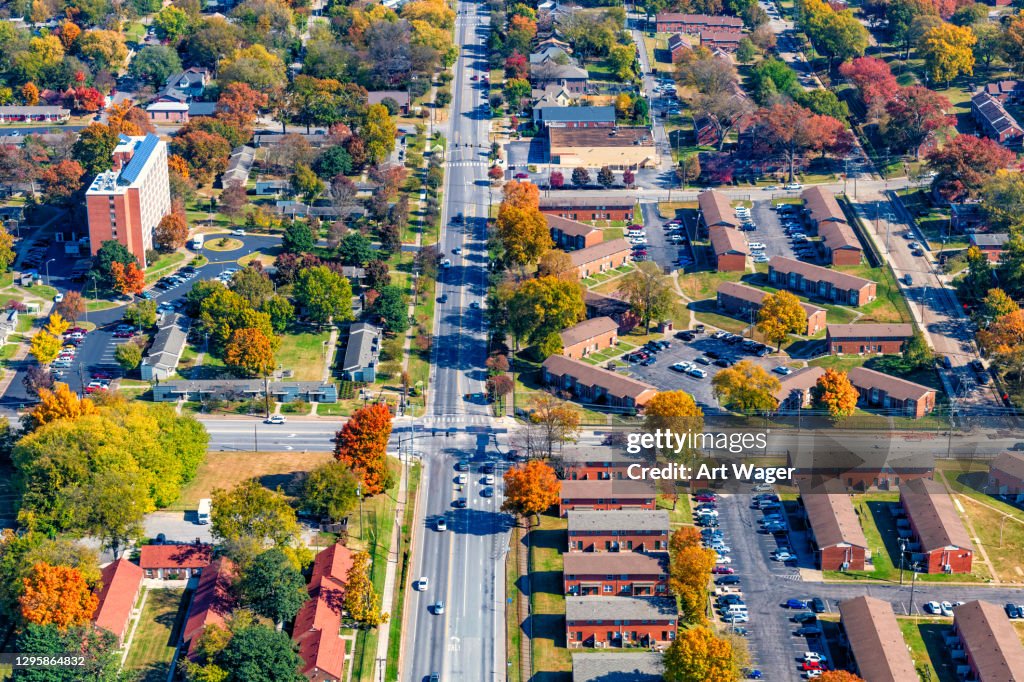 Suburban Residential Aerial de Nashville