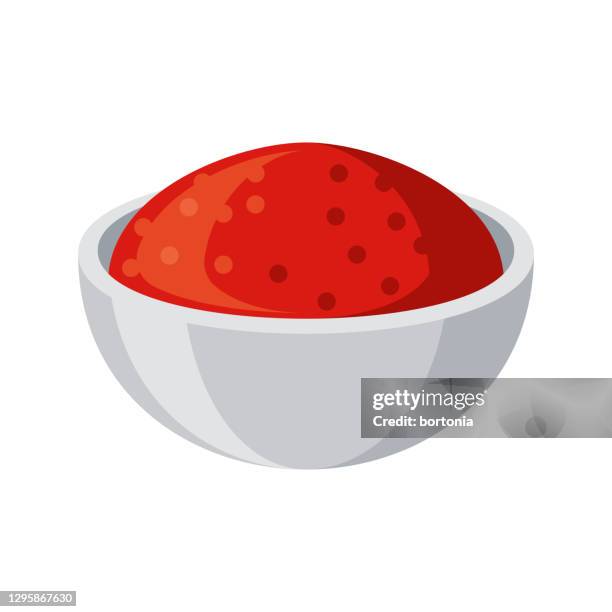 paprika spice icon - paprika stock illustrations
