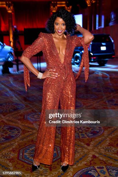 Renee Elise Goldsberry attends the 30th Annual IFP Gotham Awards at Cipriani Wall Street on January 11, 2021 in New York City.