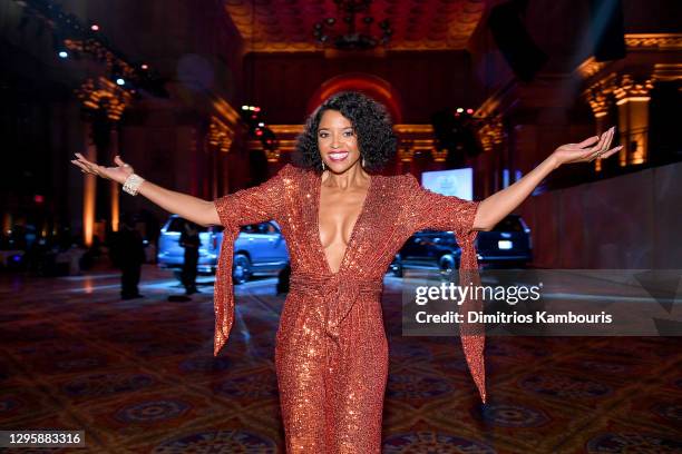 Renee Elise Goldsberry attends the 30th Annual IFP Gotham Awards at Cipriani Wall Street on January 11, 2021 in New York City.