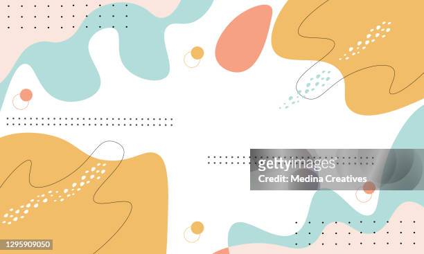 colorful pastel abstract background - cute stock illustrations