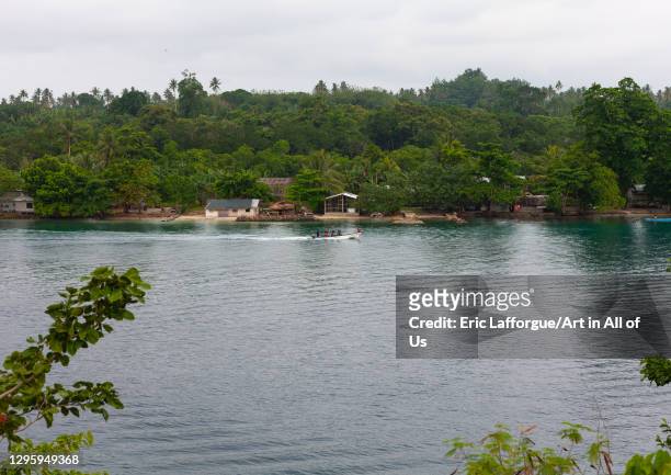 View on the bay, Autonomous Region of Bougainville, Bougainville, Papua New Guinea on October 10, 2009 in Bougainville, Papua New Guinea.
