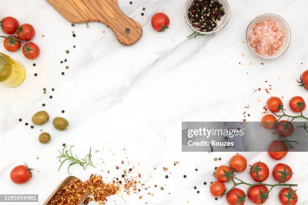 healthy vegetables, greens and grains, copy space - ingredients kitchen stock pictures, royalty-free photos & images