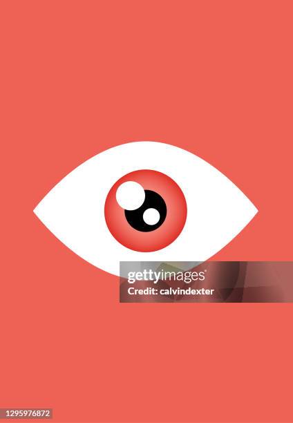 eye poster design - following rules stock illustrations