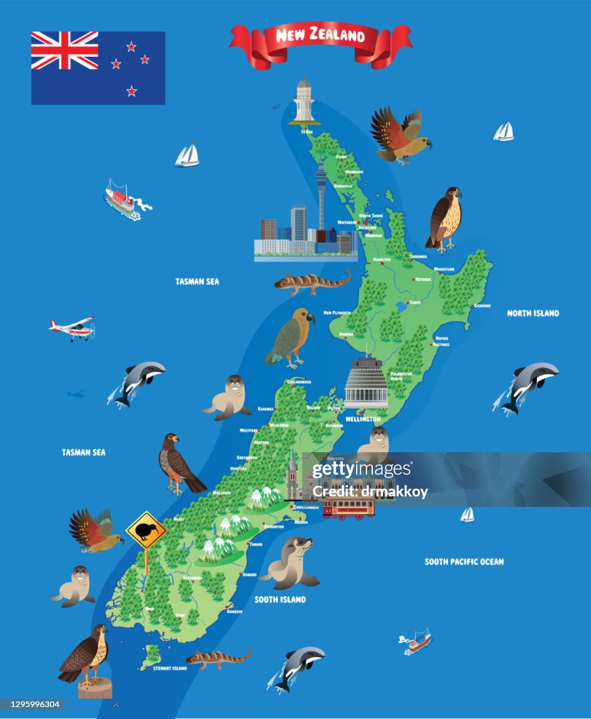 New Zealand Map