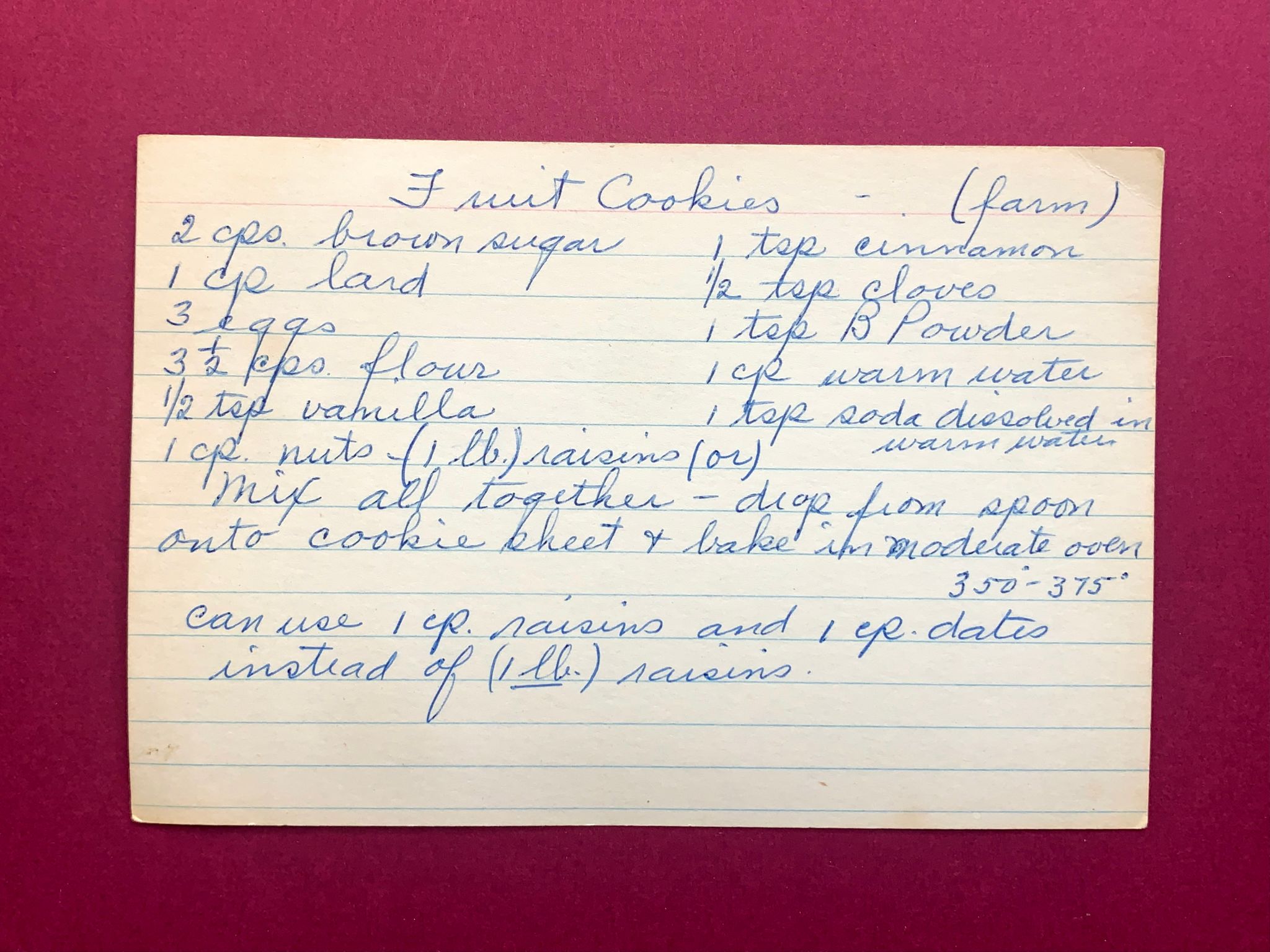 classic recipe