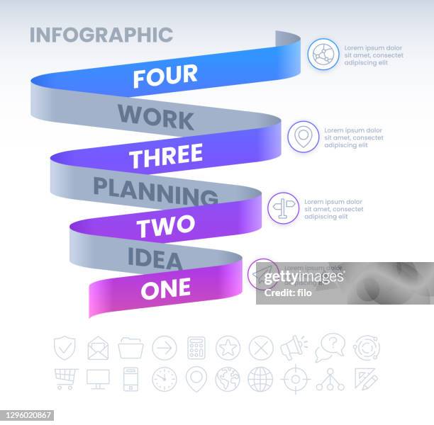 34 Continuum Infographic 4 Circle Stock Photos, High-Res Pictures, and ...