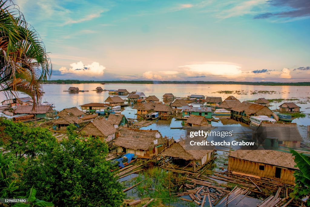 Amazon River Floating Village