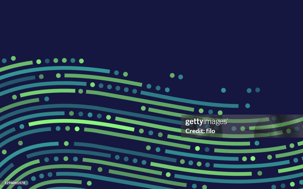 Fondo abstracto Dash Dot